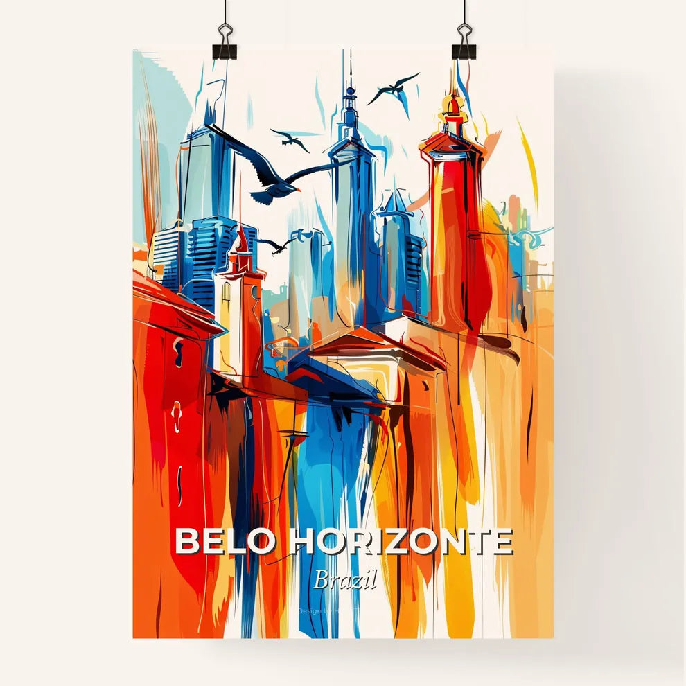 Vibrant Belo Horizonte, Brazil Poster