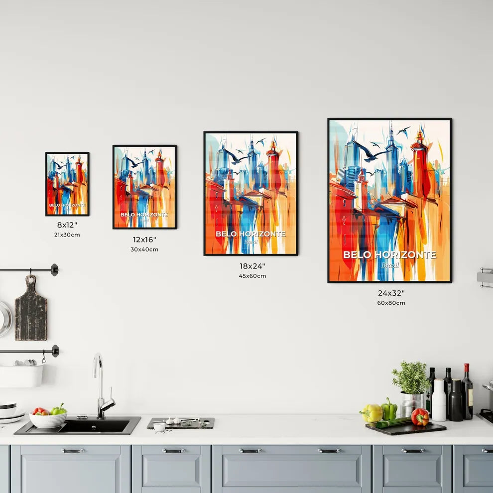 Vibrant Belo Horizonte, Brazil Kitchen Art