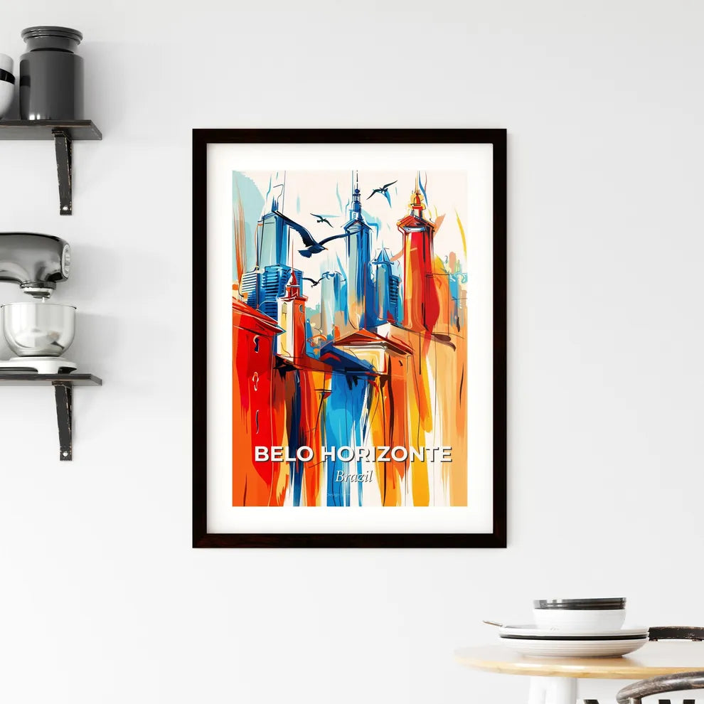 Vibrant Belo Horizonte, Brazil Framed Print