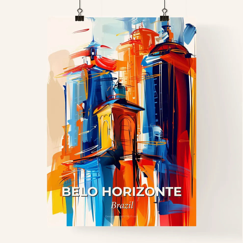 Vibrant Belo Horizonte, Brazil Poster