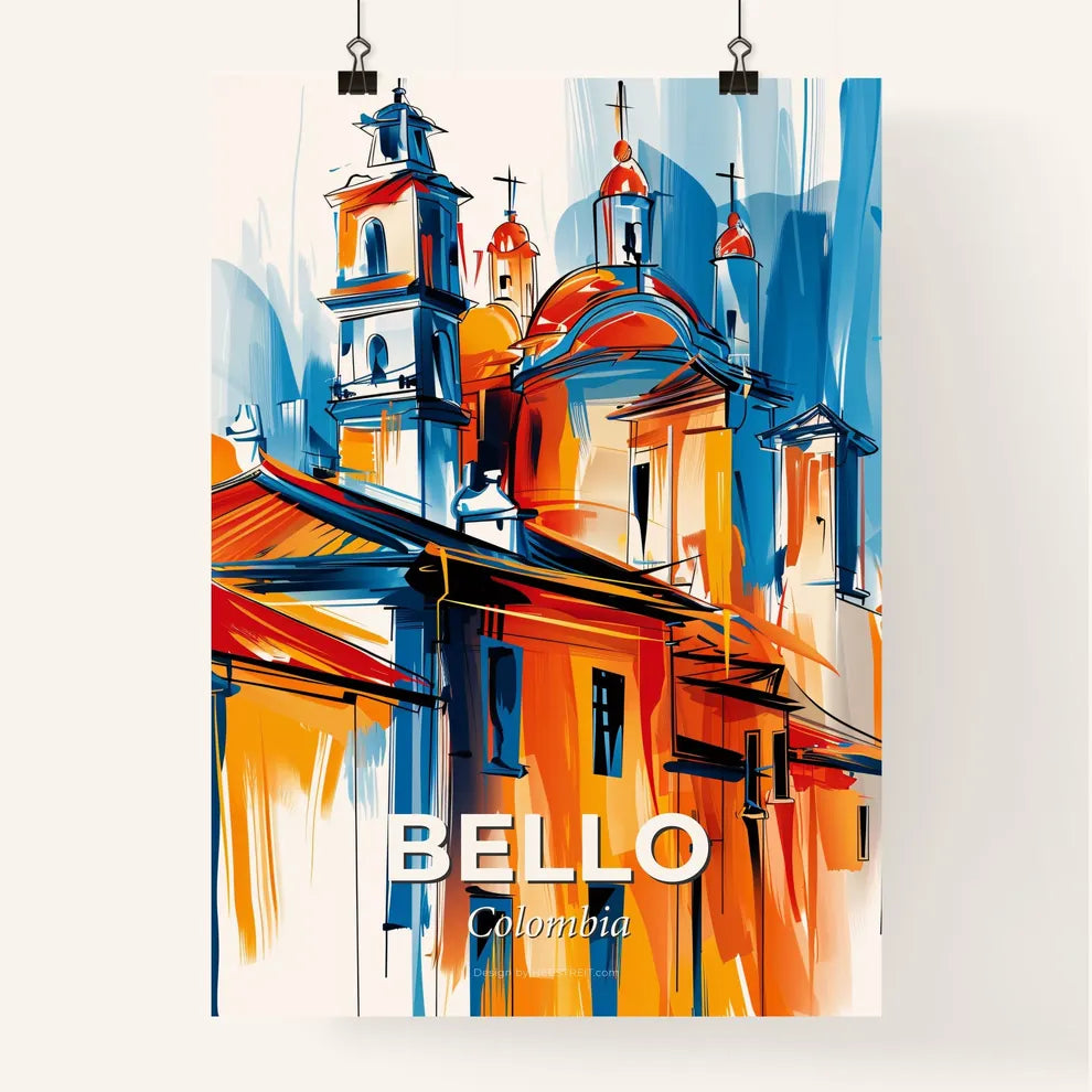 Vibrant Bello, Colombia Poster