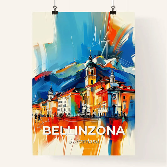 Vibrant Bellinzona, Switzerland Poster