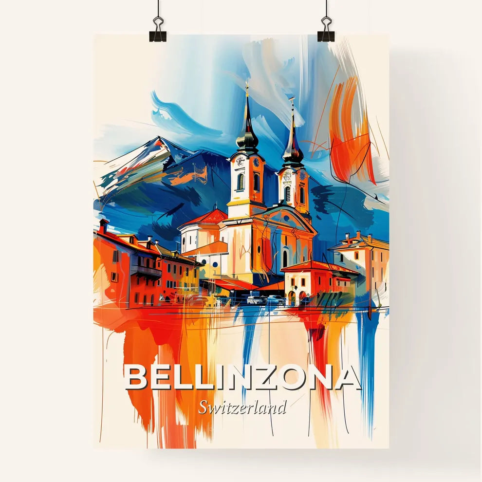 Vibrant Bellinzona, Switzerland Poster