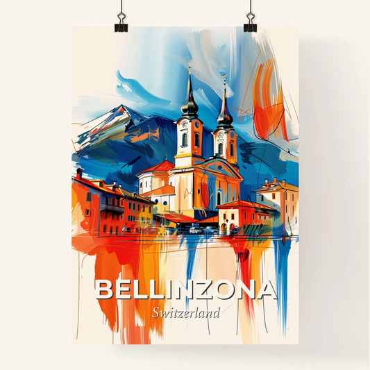 Vibrant Bellinzona, Switzerland Poster