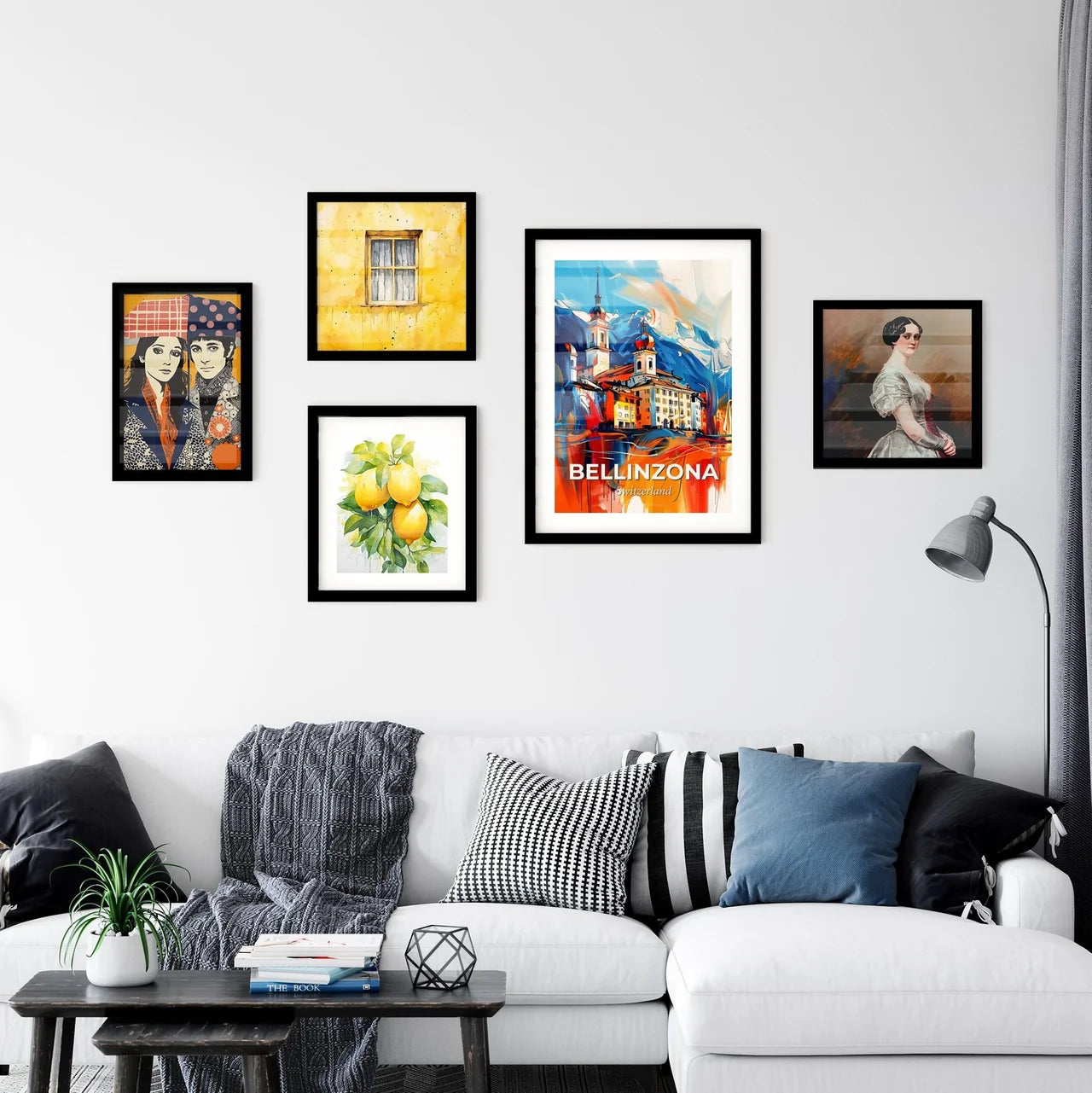 Vibrant Bellinzona, Switzerland Wall Art Collection