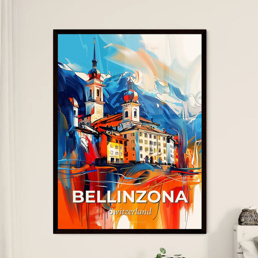 Vibrant Bellinzona, Switzerland Art Print