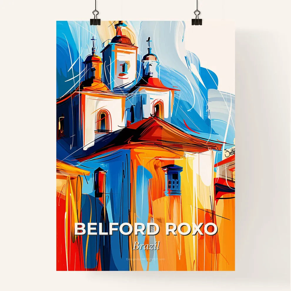 Vibrant Belford Roxo, Brazil Poster