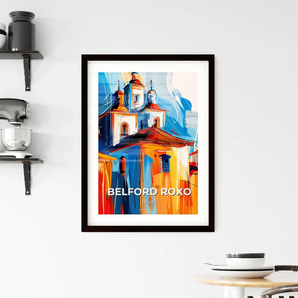 Vibrant Belford Roxo, Brazil Framed Print