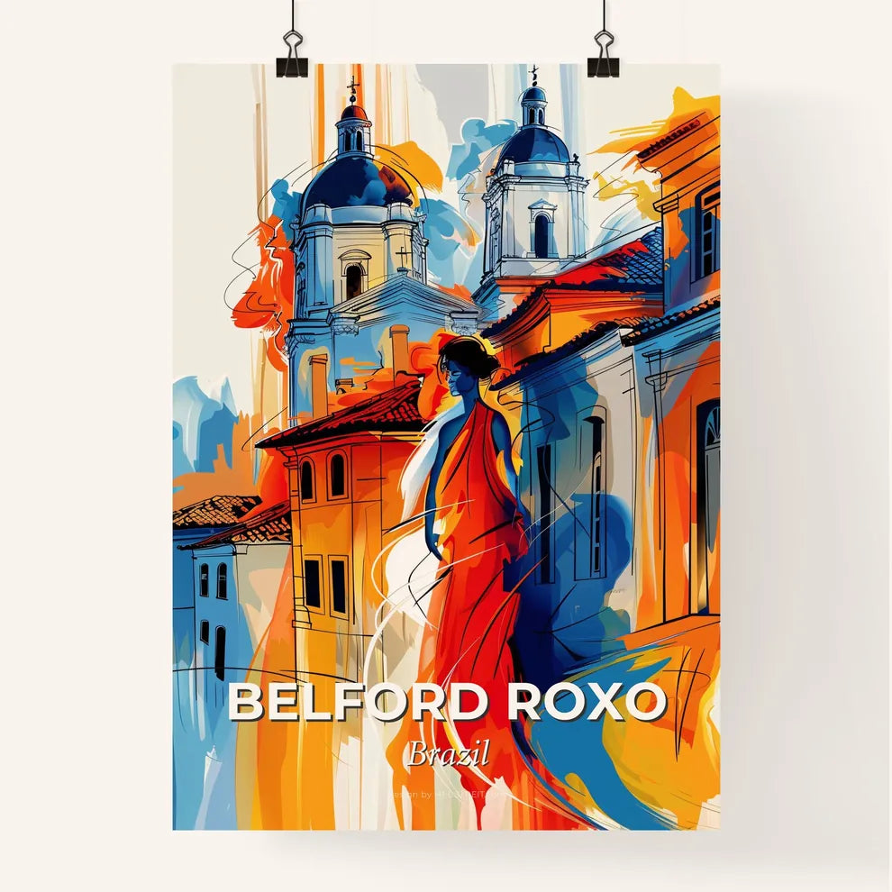 Vibrant Belford Roxo, Brazil Poster