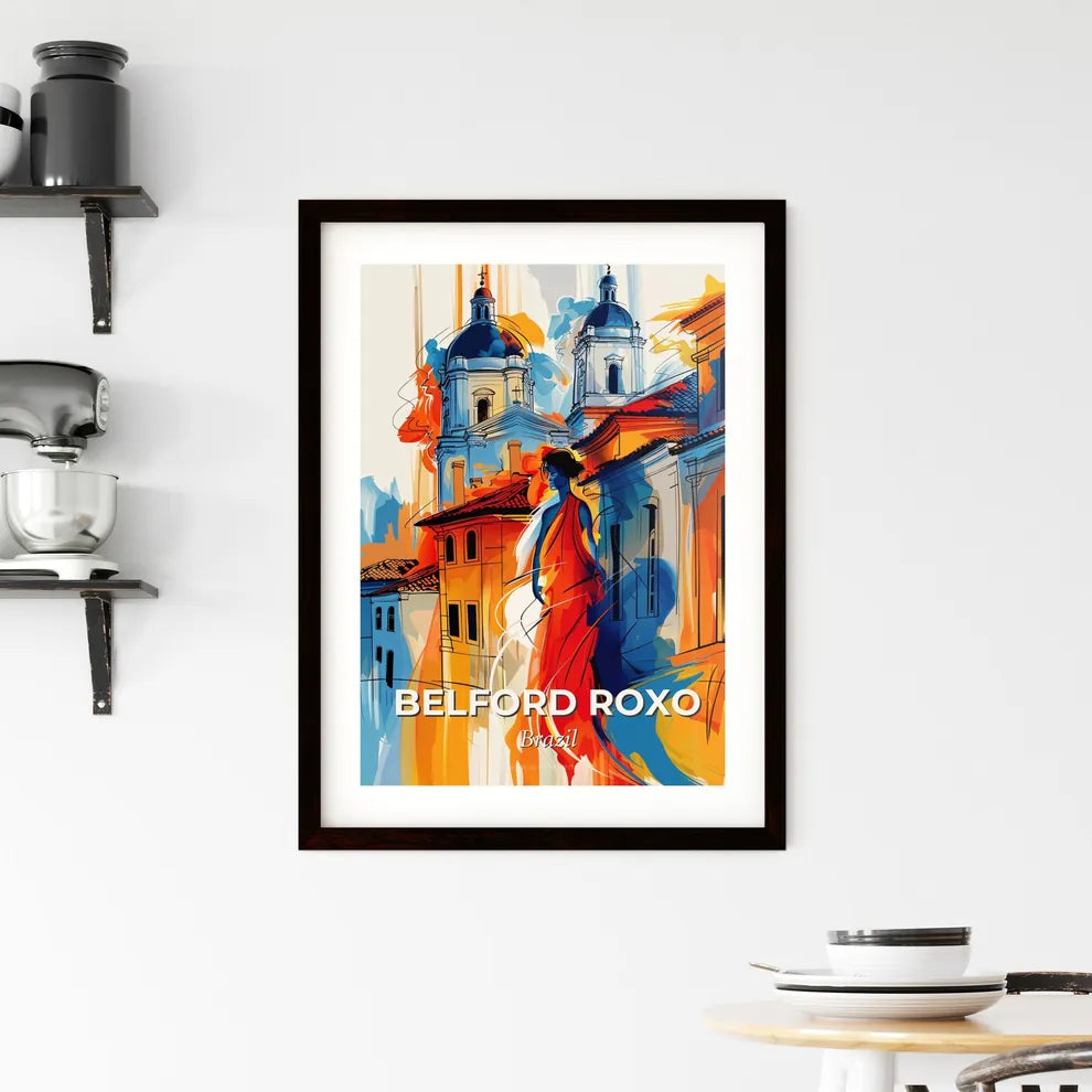 Vibrant Belford Roxo, Brazil Framed Print