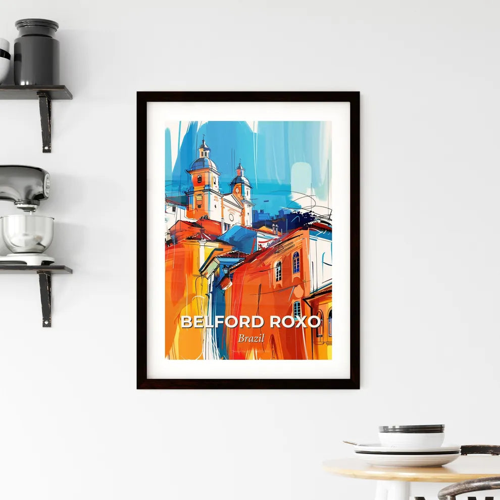Vibrant Belford Roxo, Brazil Framed Print