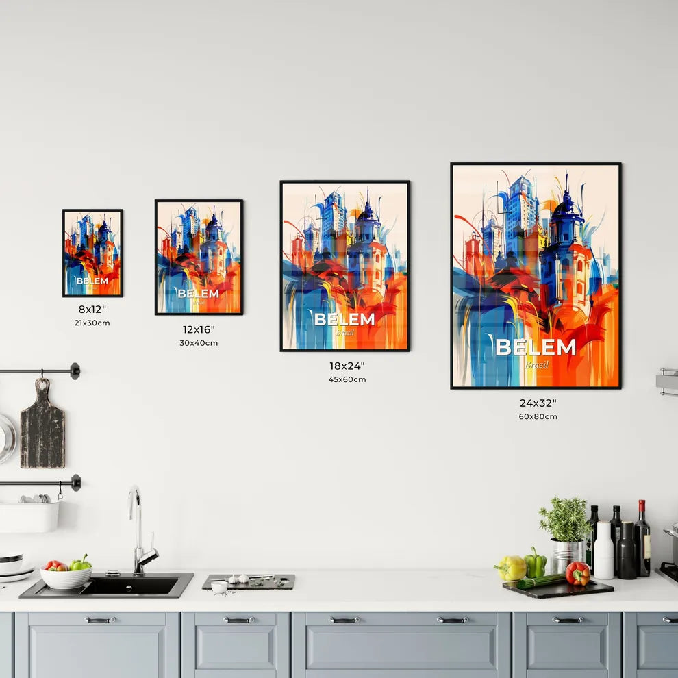 Vibrant Belem, Brazil Kitchen Art