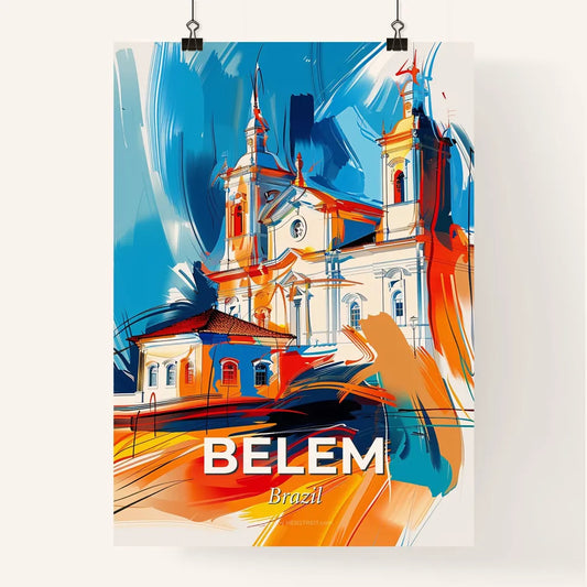 Vibrant Belem, Brazil Poster
