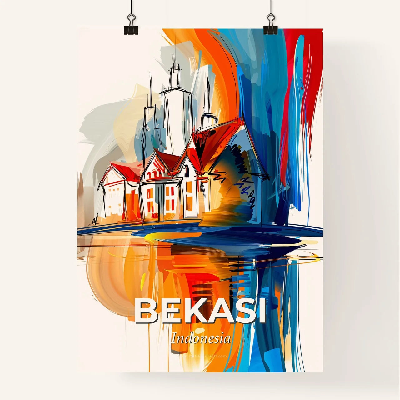 Vibrant Bekasi, Indonesia Poster