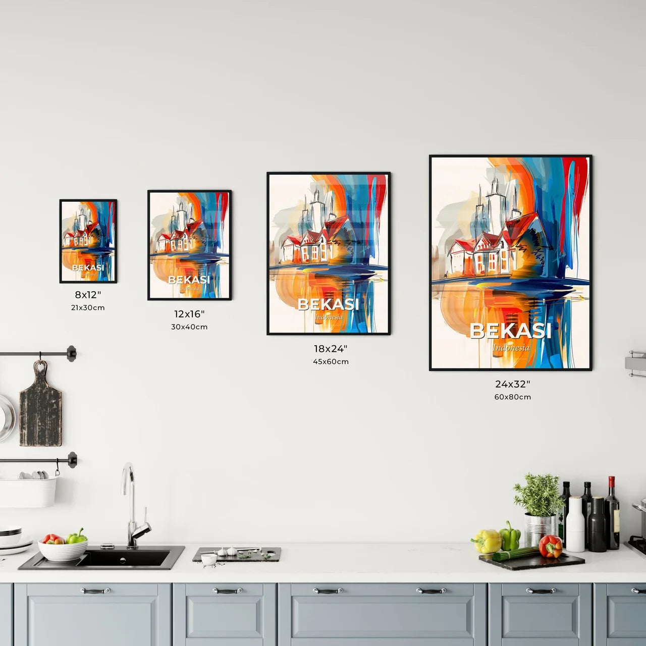 Vibrant Bekasi, Indonesia Kitchen Art
