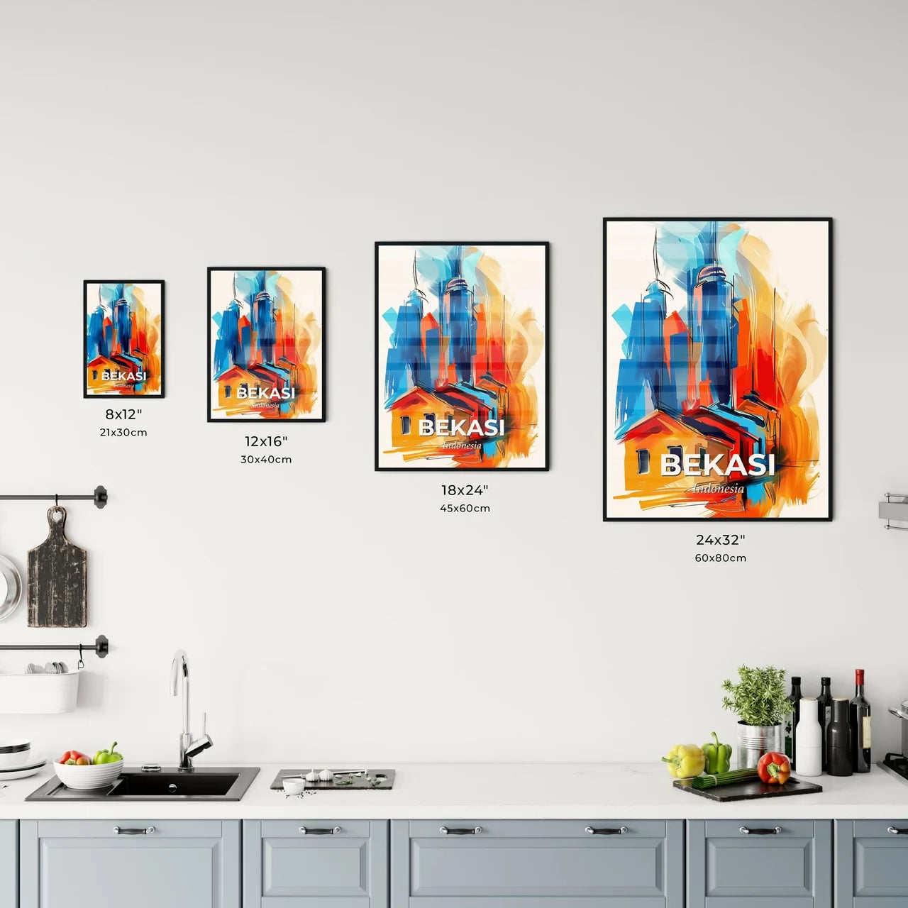 Vibrant Bekasi, Indonesia Kitchen Art