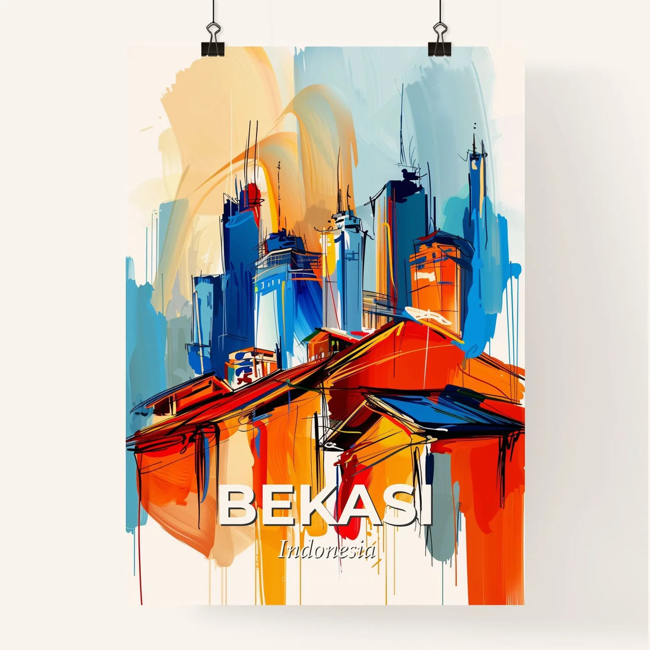 Vibrant Bekasi, Indonesia Poster