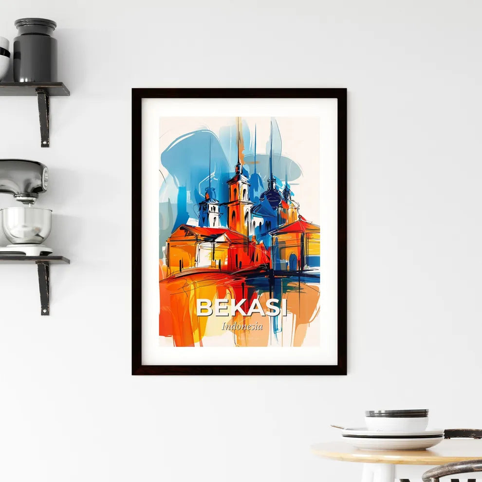 Vibrant Bekasi, Indonesia Framed Print