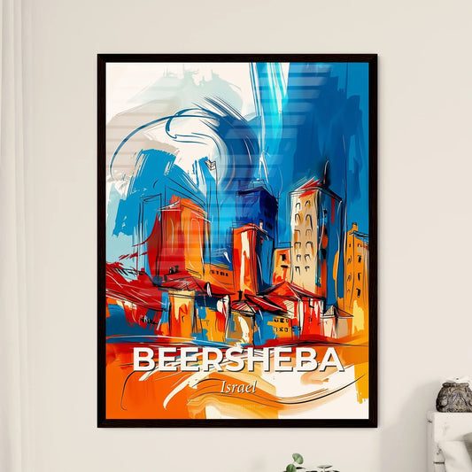 Vibrant Beersheba, Israel Art Print