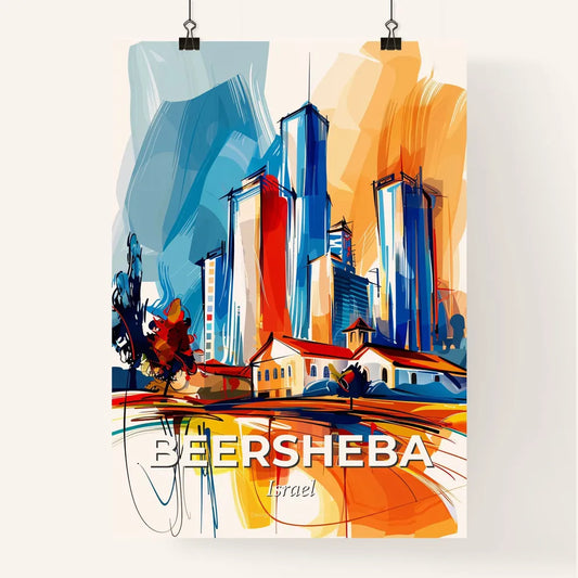 Vibrant Beersheba, Israel Poster
