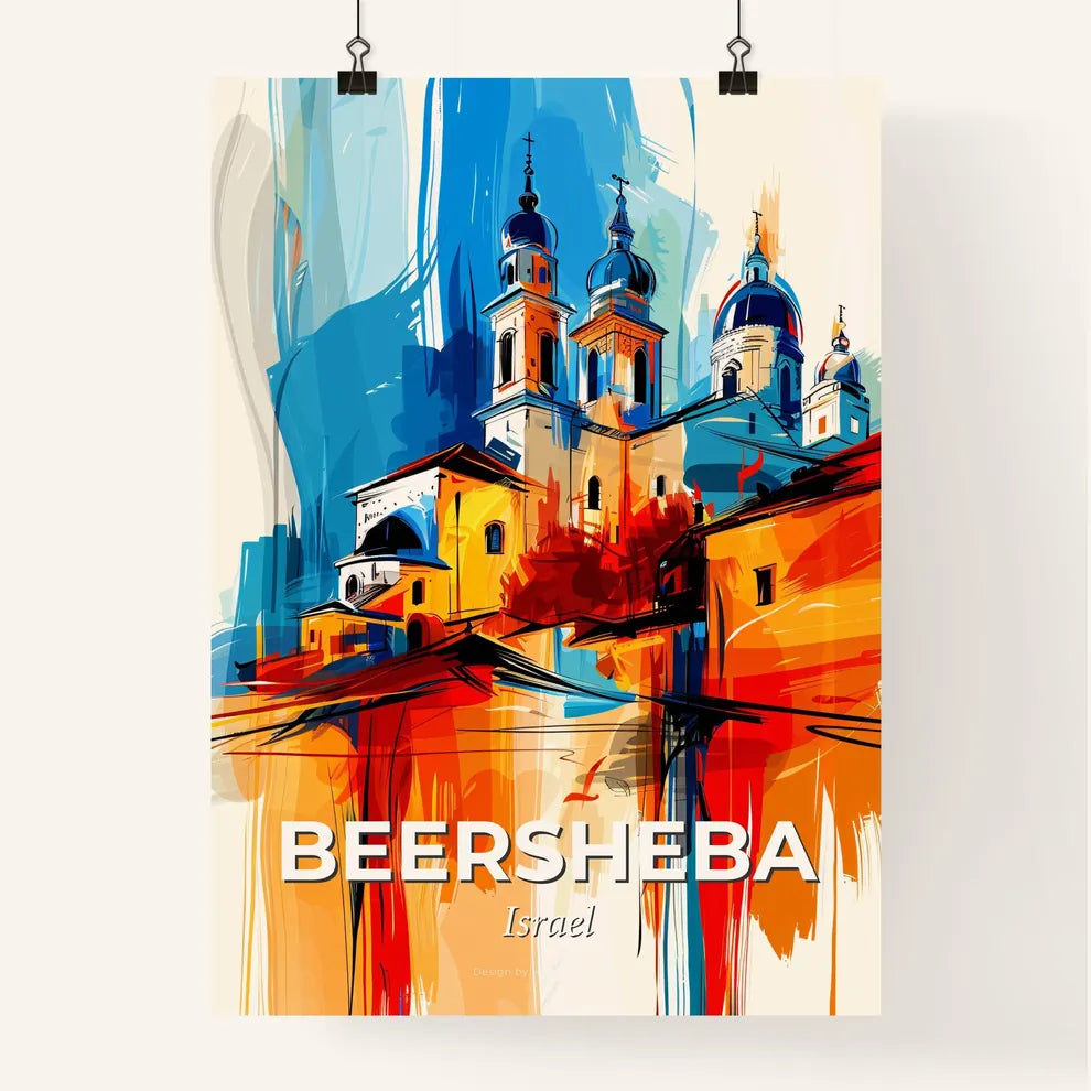 Vibrant Beersheba, Israel Poster