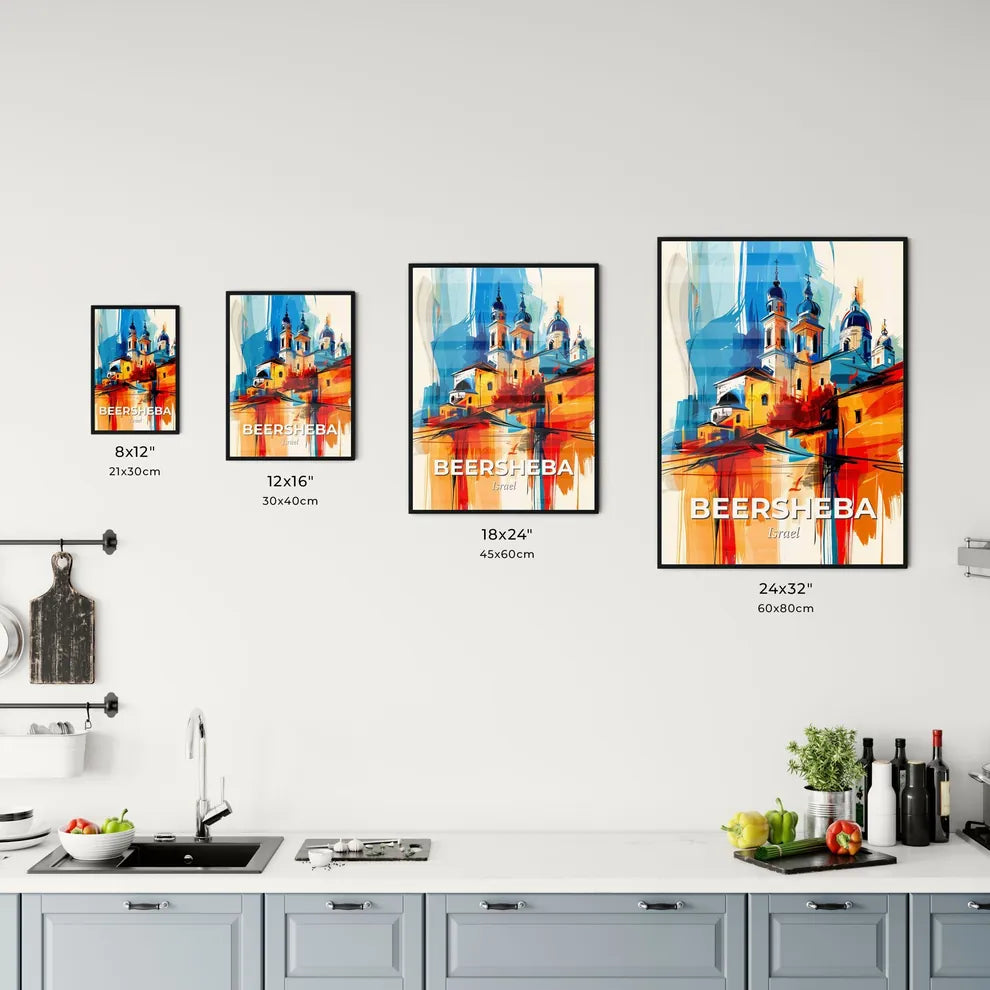 Vibrant Beersheba, Israel Kitchen Art