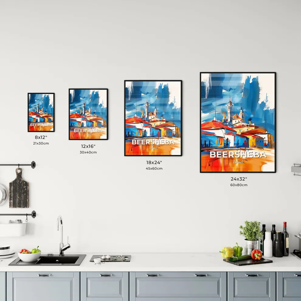 Vibrant Beersheba, Israel Kitchen Art