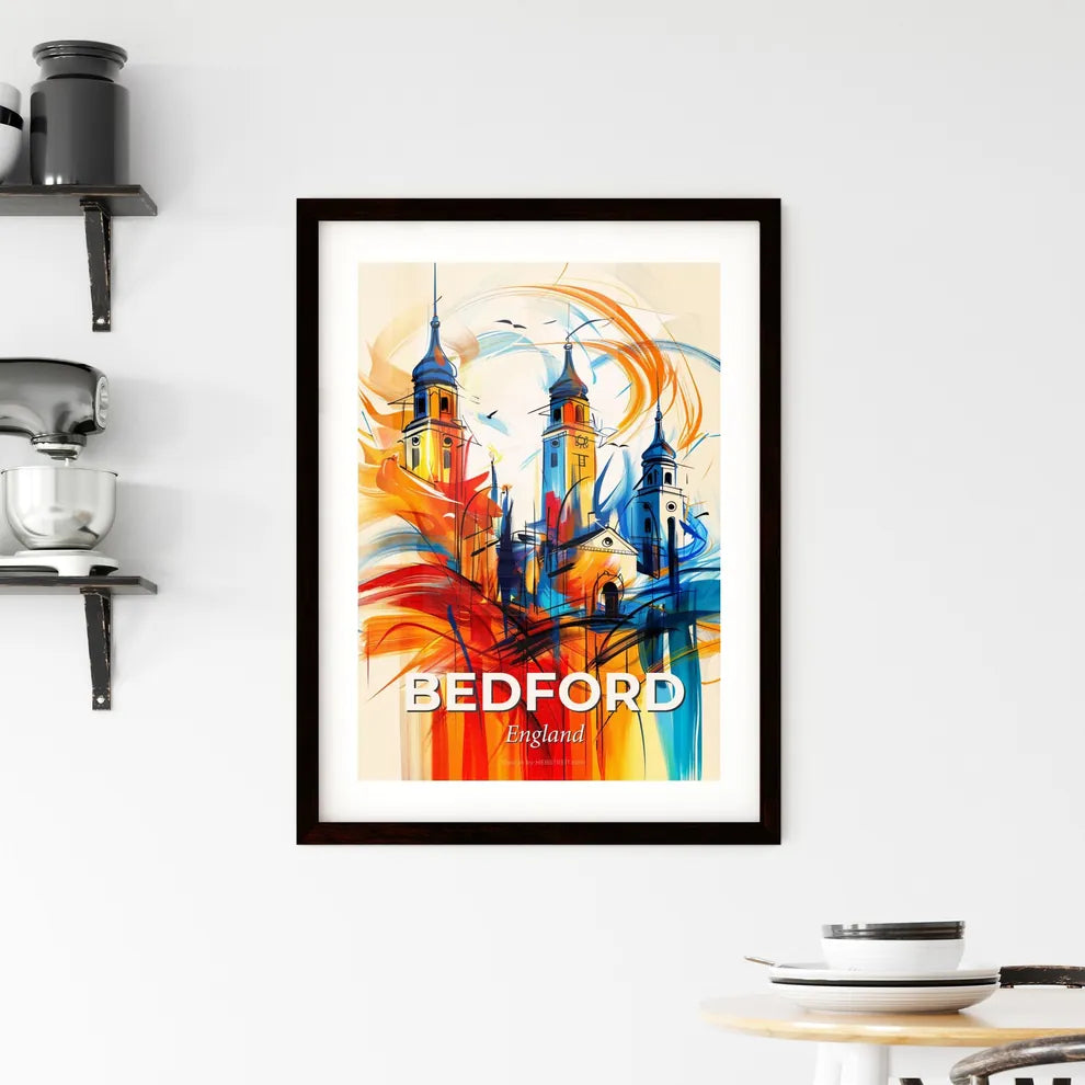 Vibrant Bedford, England Framed Print