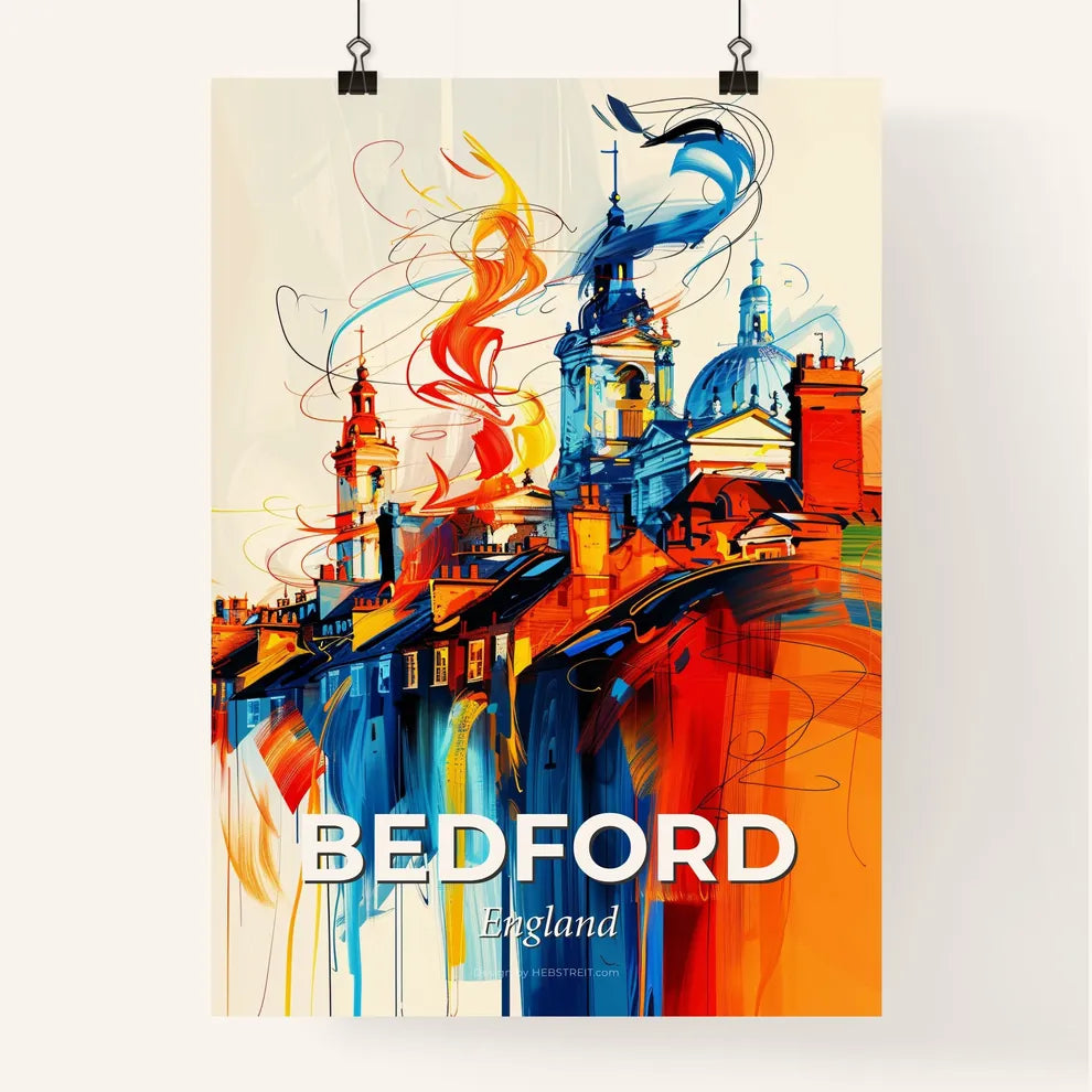 Vibrant Bedford, England Poster