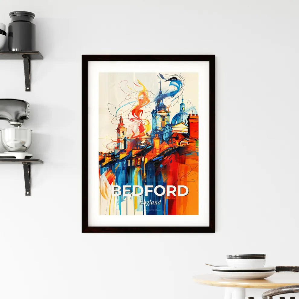 Vibrant Bedford, England Framed Print