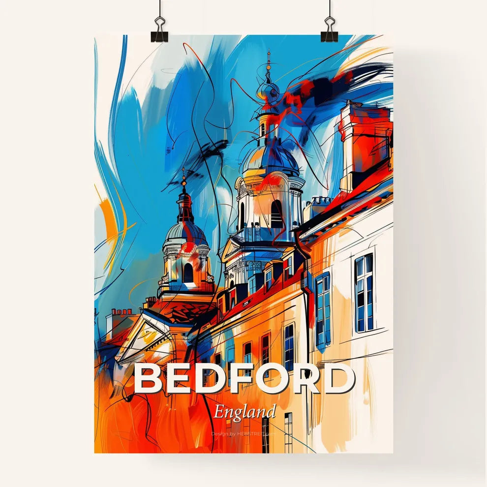 Vibrant Bedford, England Poster