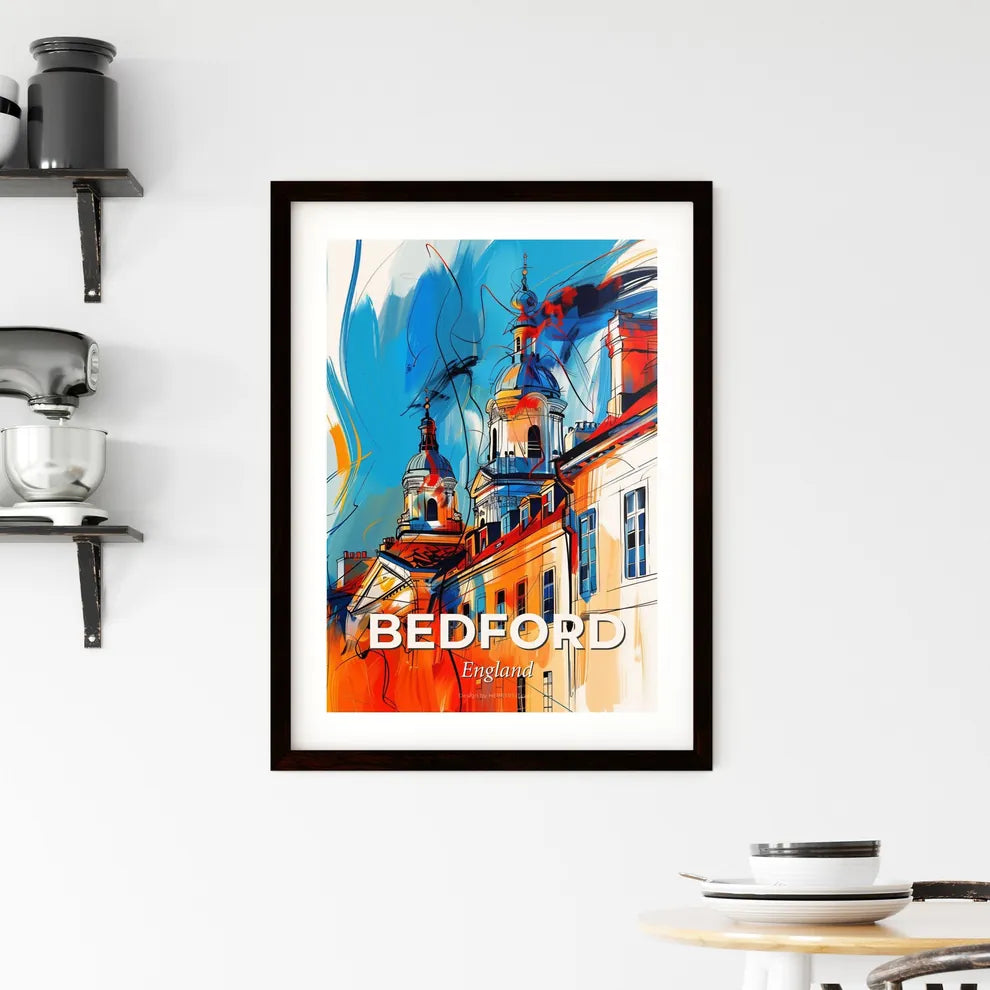 Vibrant Bedford, England Framed Print