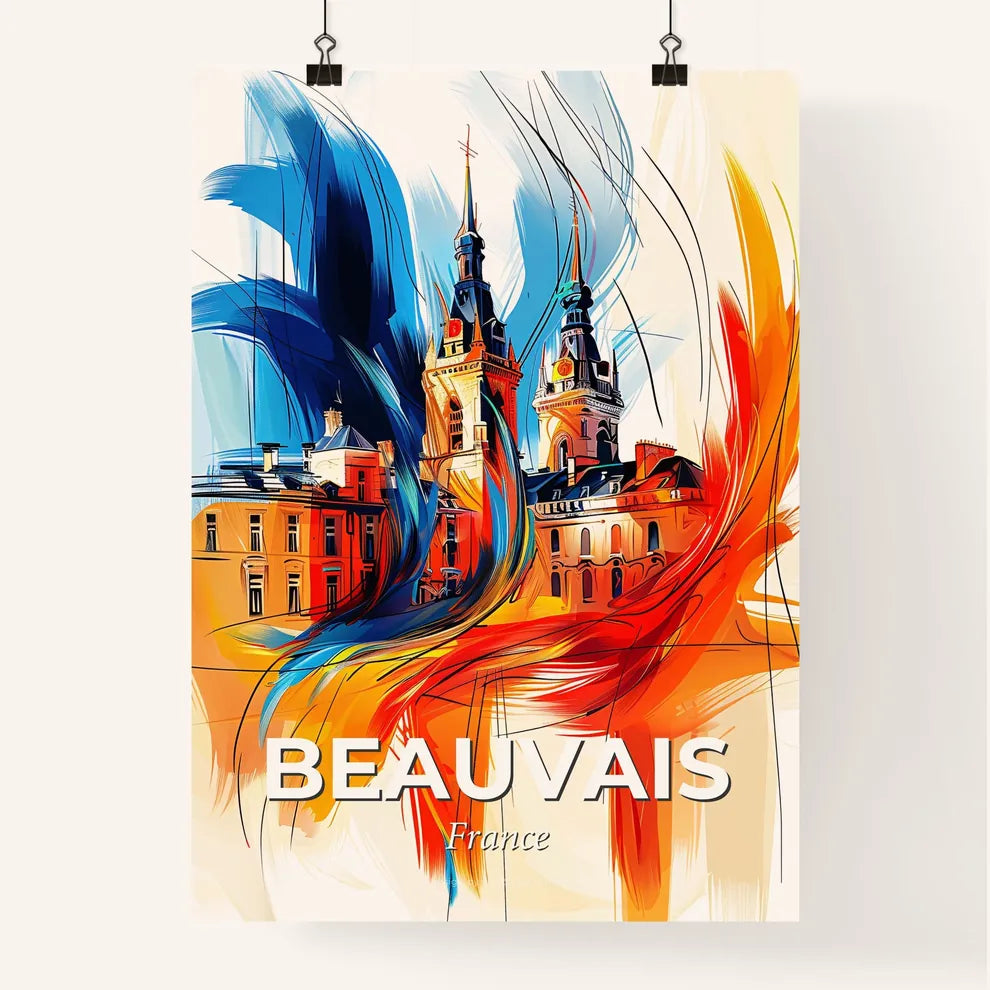 Vibrant Beauvais, France Poster