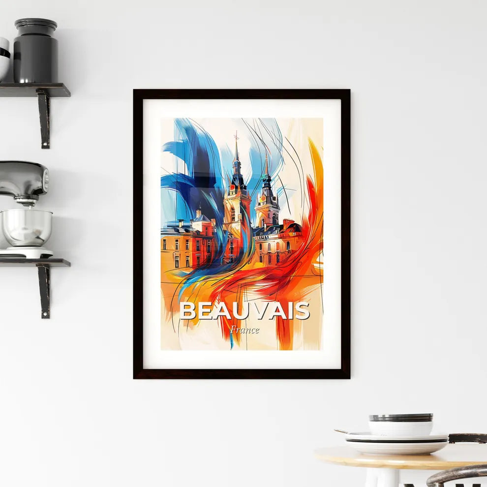 Vibrant Beauvais, France Framed Print