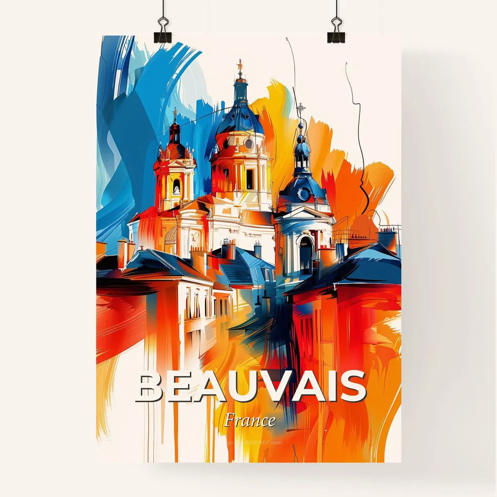 Vibrant Beauvais, France Poster