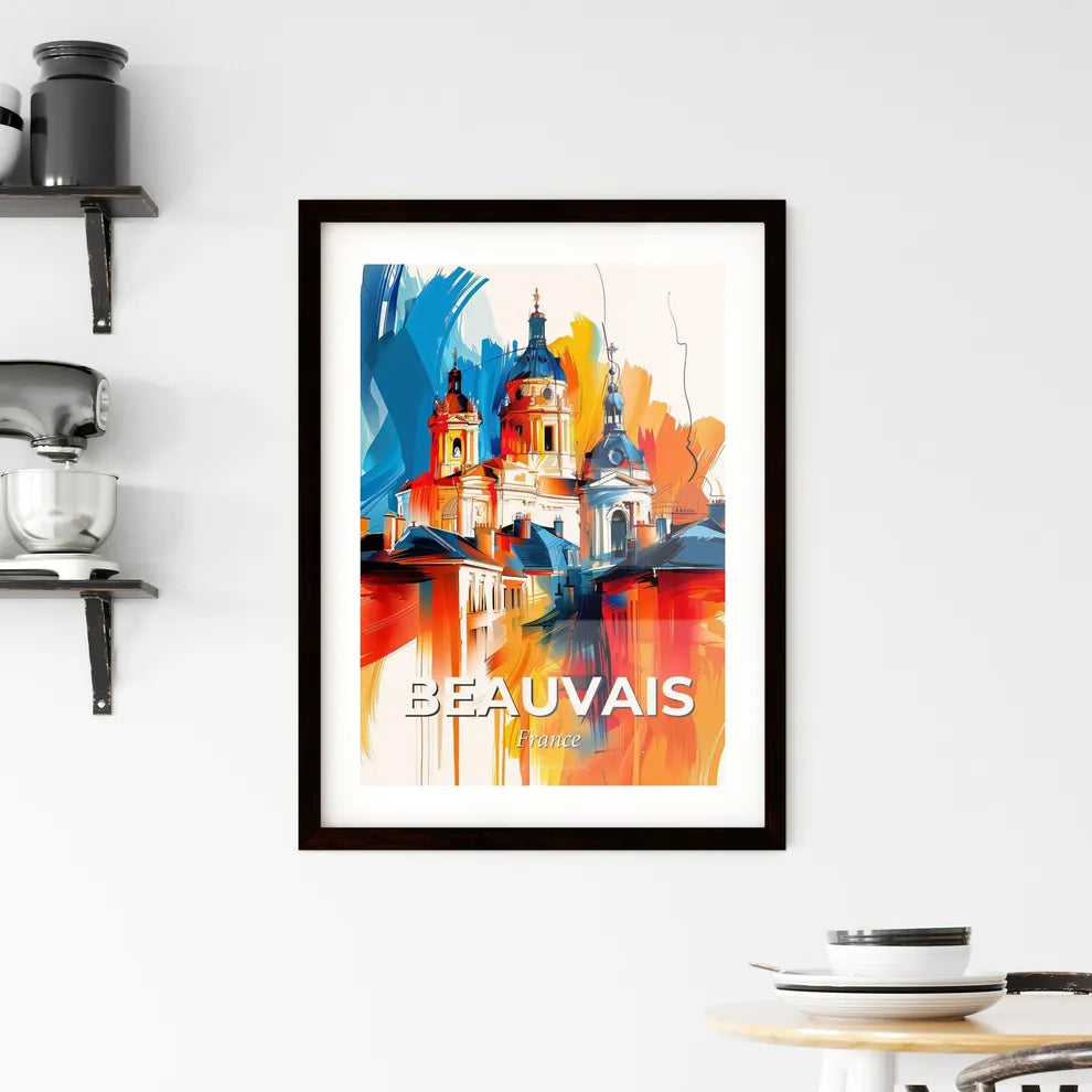 Vibrant Beauvais, France Framed Print