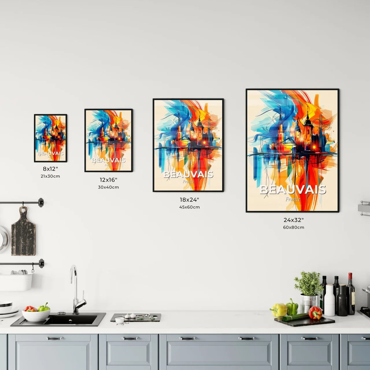 Vibrant Beauvais, France Kitchen Art