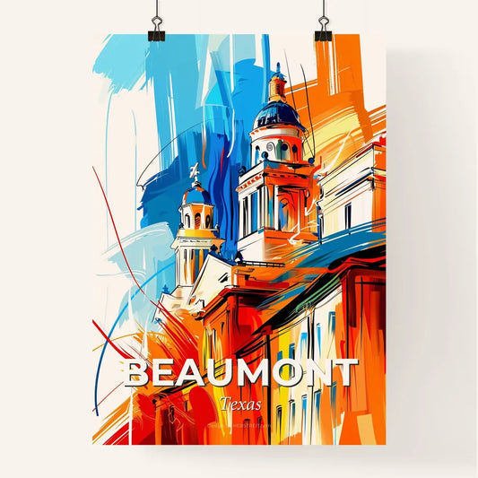 Vibrant Beaumont, Texas Poster