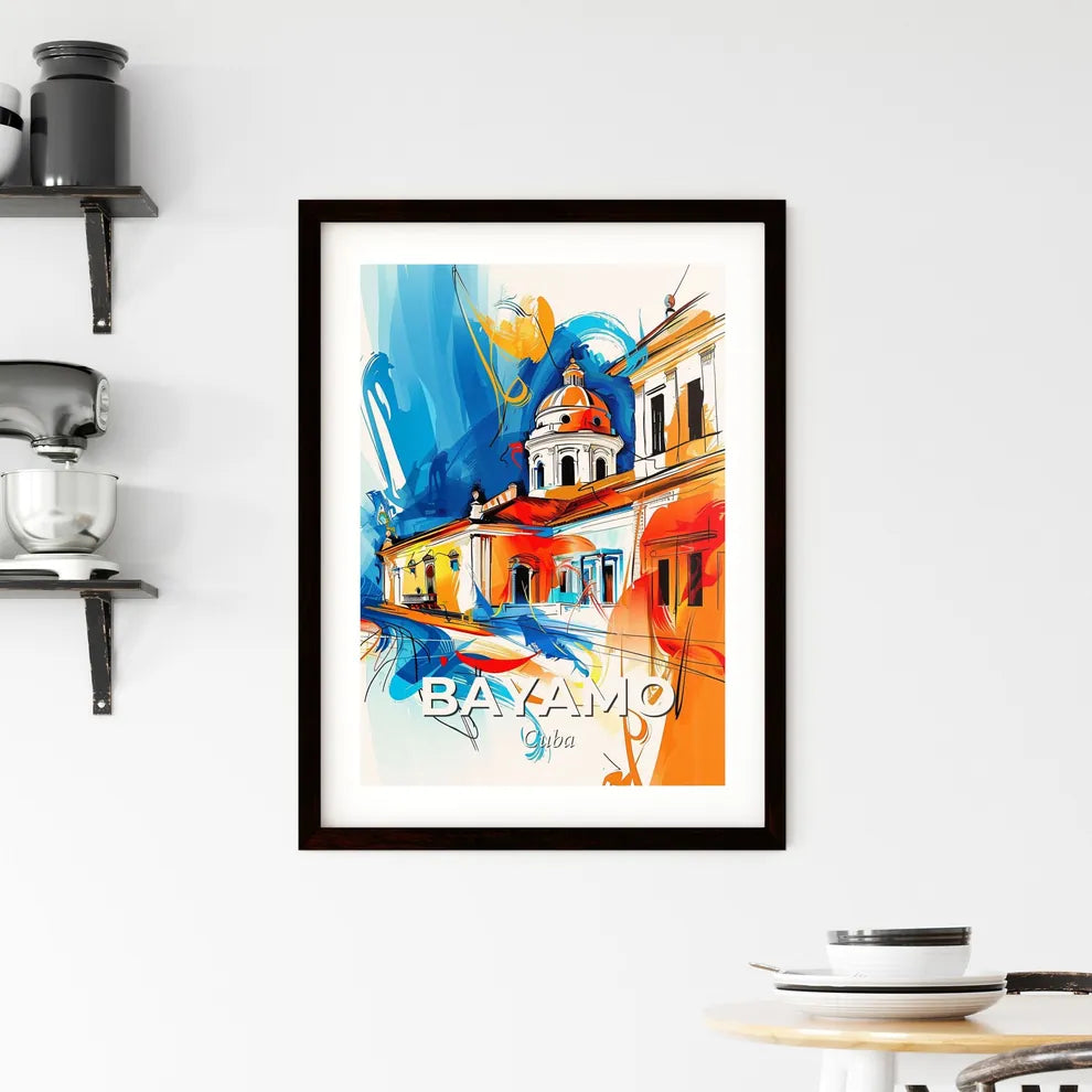Vibrant Bayamo, Cuba Framed Print