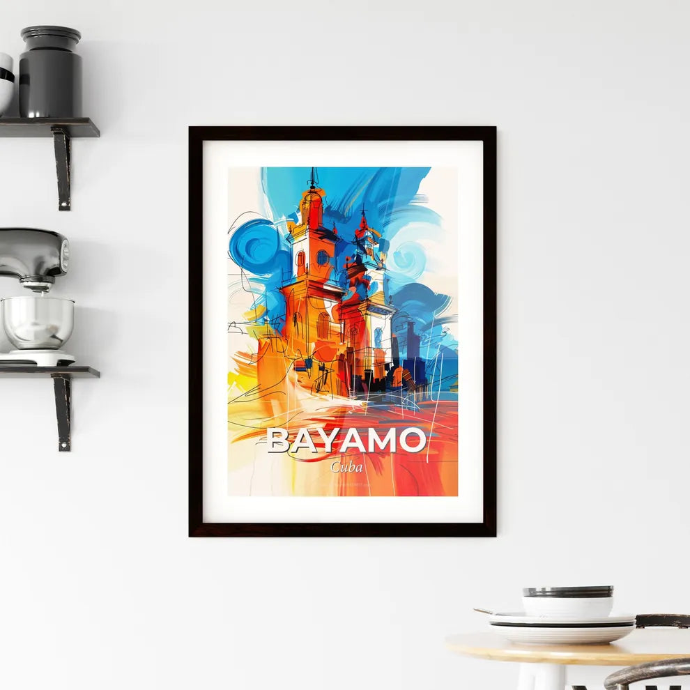 Vibrant Bayamo, Cuba Framed Print