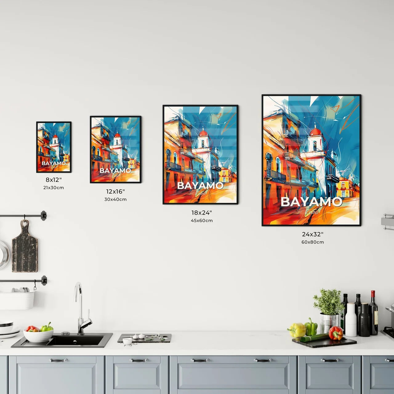Vibrant Bayamo, Cuba Kitchen Art