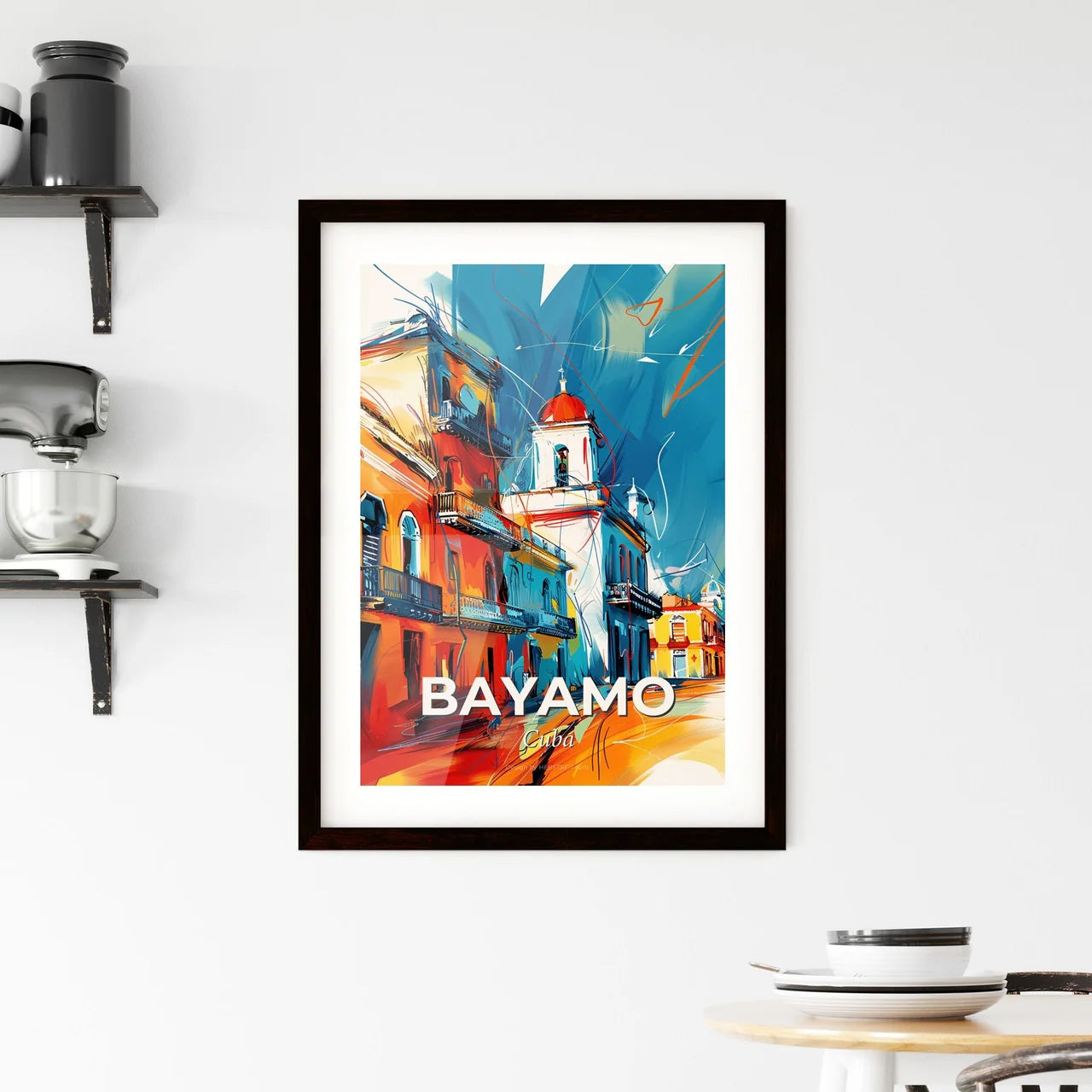 Vibrant Bayamo, Cuba Framed Print