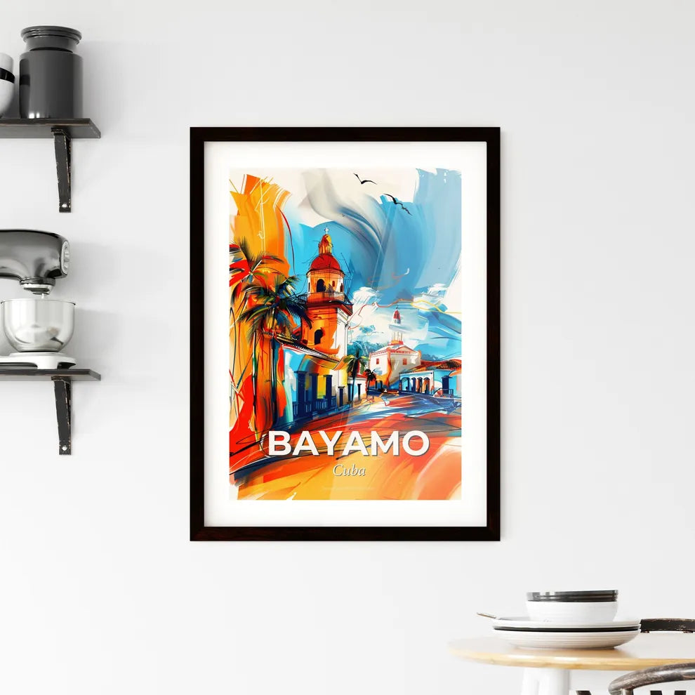 Vibrant Bayamo, Cuba Framed Print
