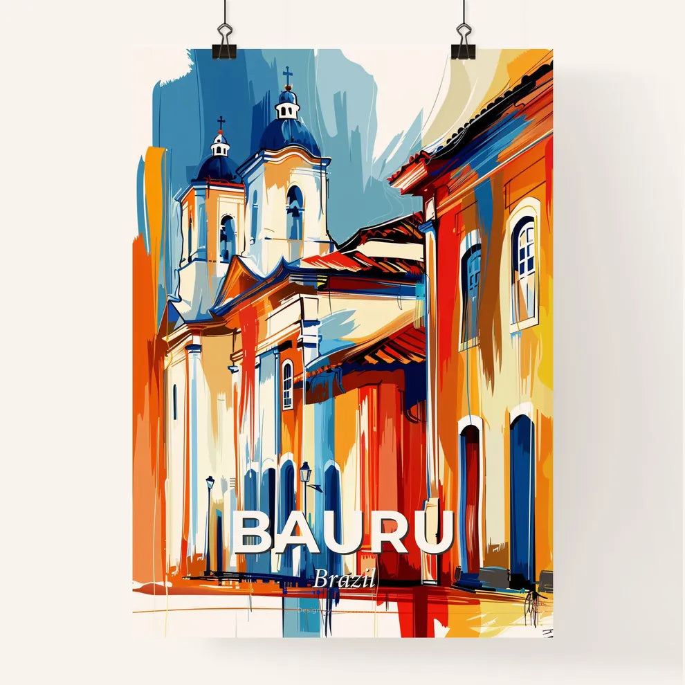 Vibrant Bauru, Brazil Poster