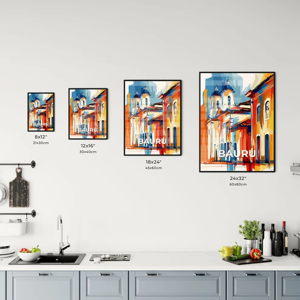 Vibrant Bauru, Brazil Kitchen Art