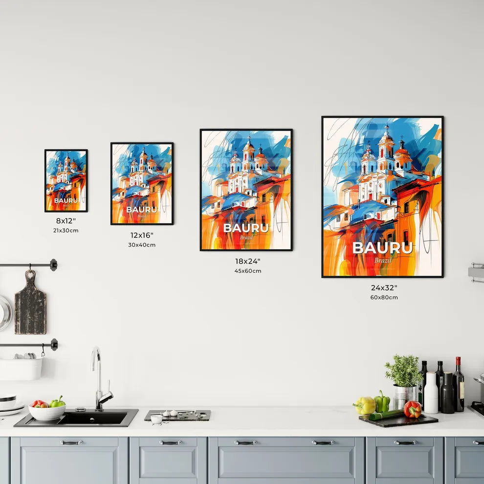 Vibrant Bauru, Brazil Kitchen Art