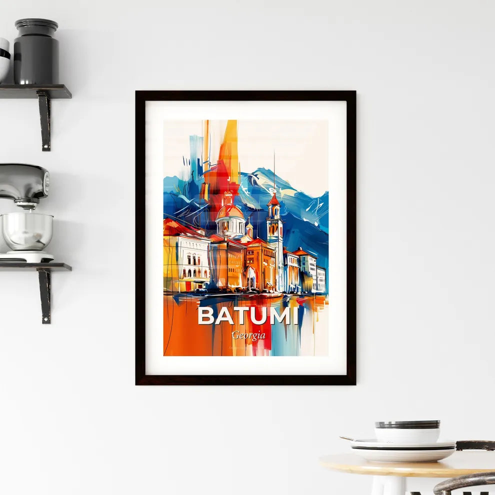 Vibrant Batumi, Georgia Framed Print