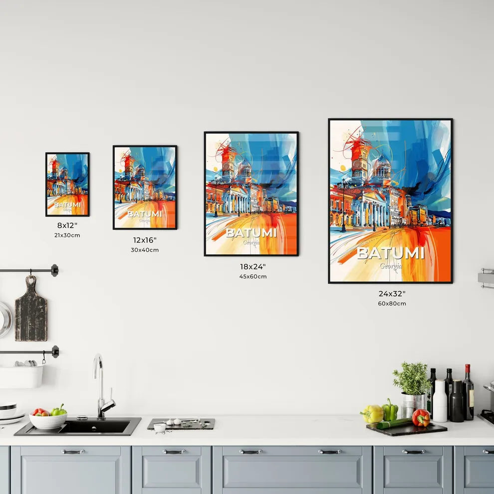 Vibrant Batumi, Georgia Kitchen Art