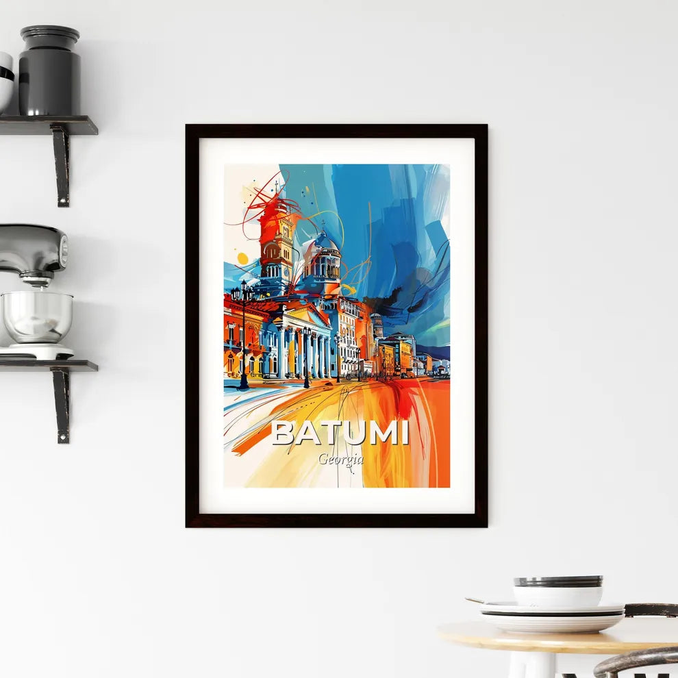 Vibrant Batumi, Georgia Framed Print