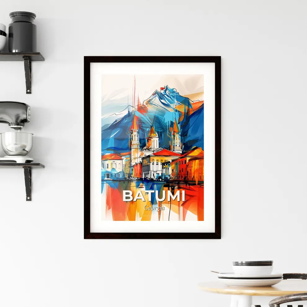 Vibrant Batumi, Georgia Framed Print